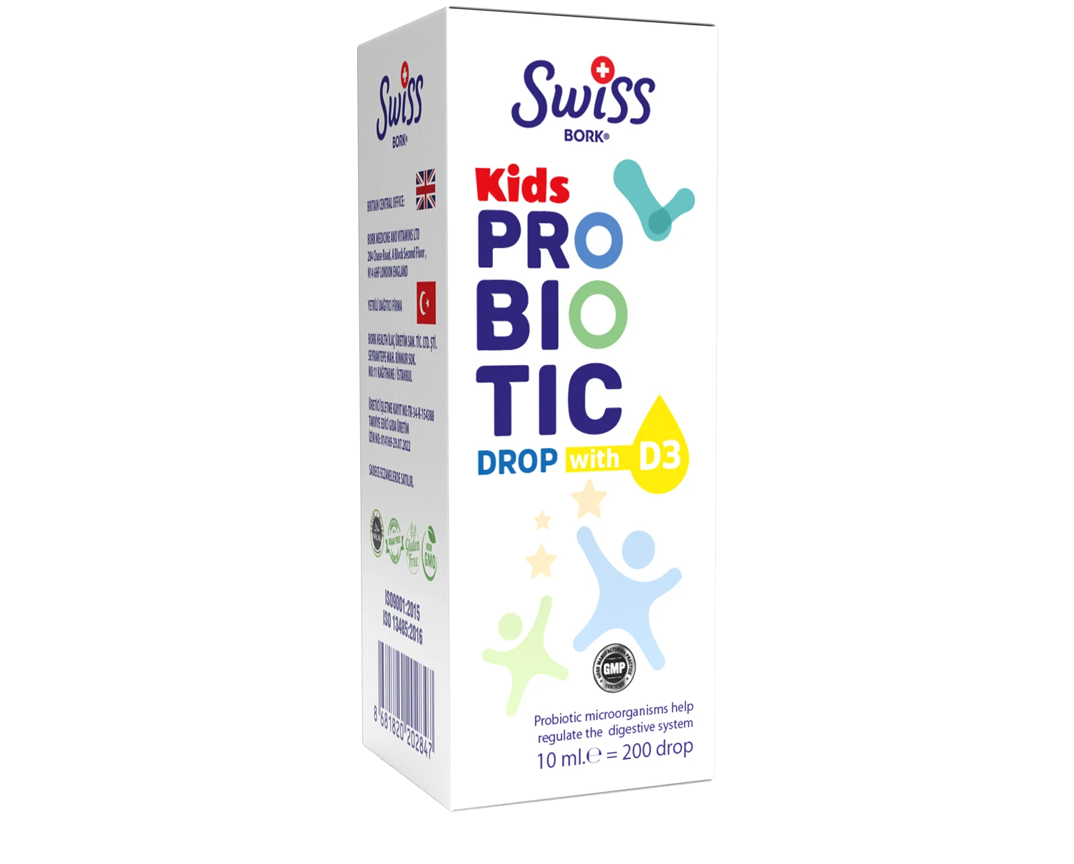 Kids Probiotic + D3 Капли 10 МЛ