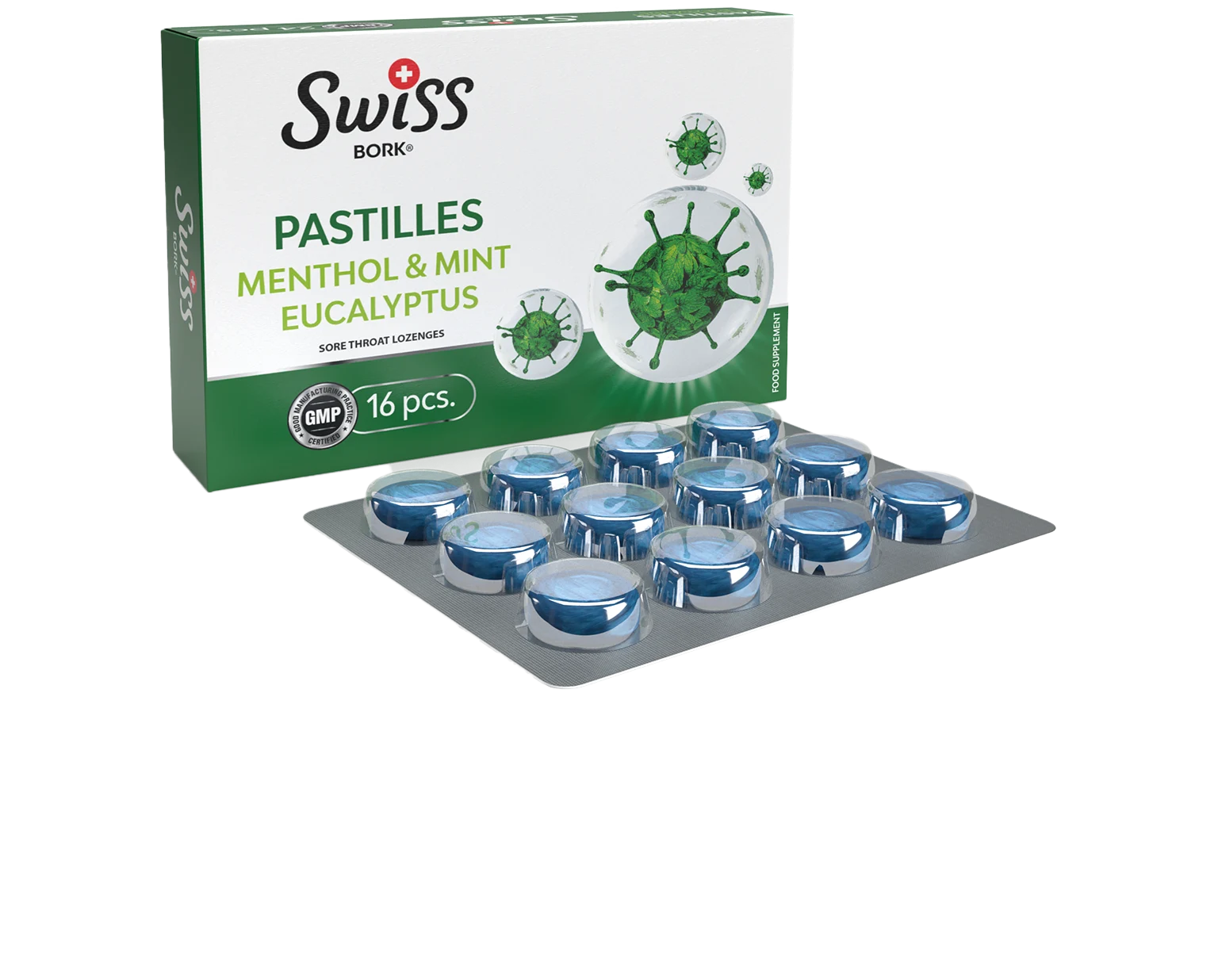 Menthol & Mint Eucalyptus Леденцы №16